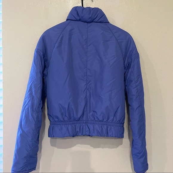 Vintage 90s Obermeyer Down Puffer Coat Ski Jacket Very Peri Ladies 12 - Picture 2 of 9